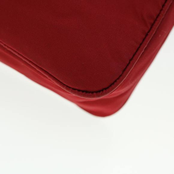 PRADA Accessory Pouch Nylon Red Auth 44108 - Picture 16 of 16